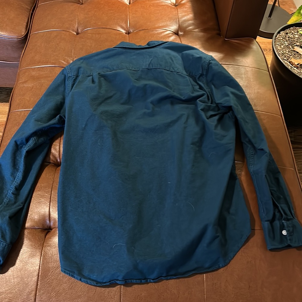 Collared Cotton Button-Up - Picture 4 of 4